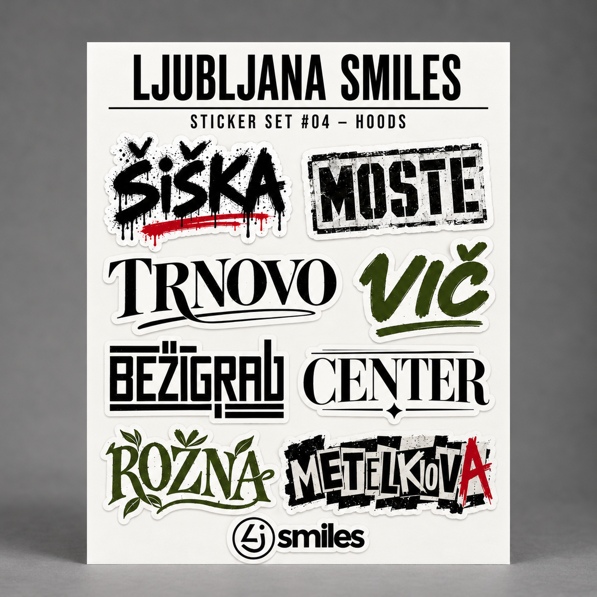 LUBLANA STICKER SET #04