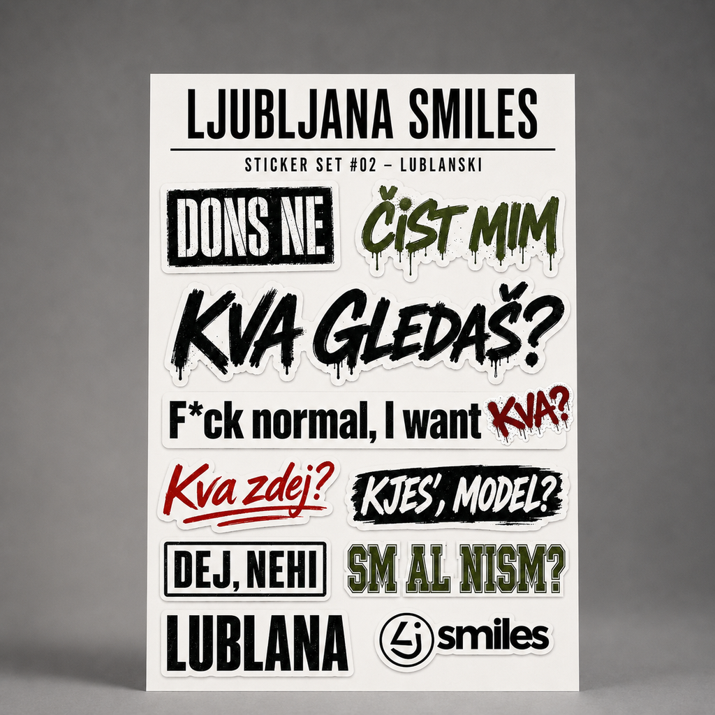 LUBLANA STICKER SET #01
