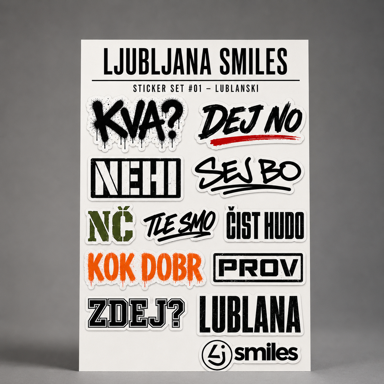 LUBLANA STICKER SET #02